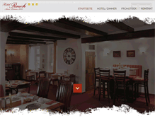 Tablet Screenshot of hotel-rauch.de
